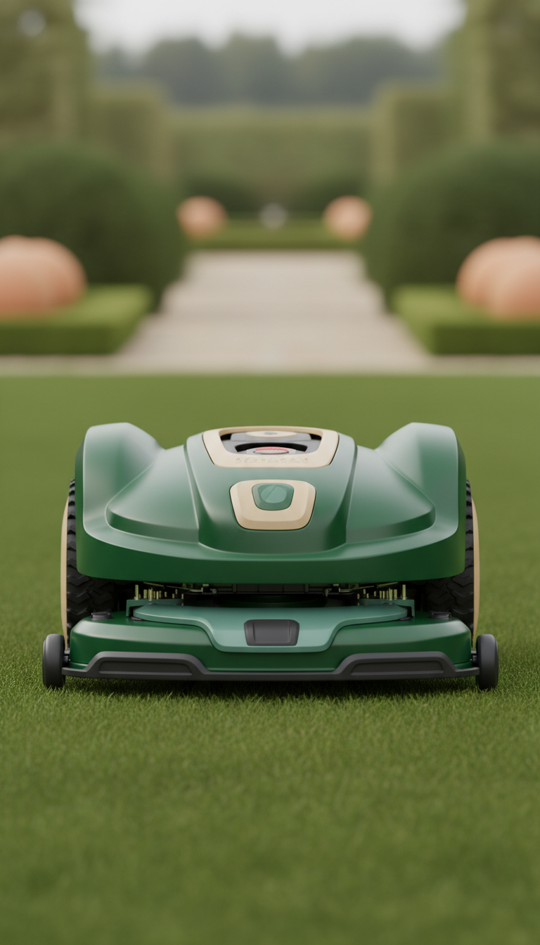 Large-Area Robot Mower With Extended Battery
