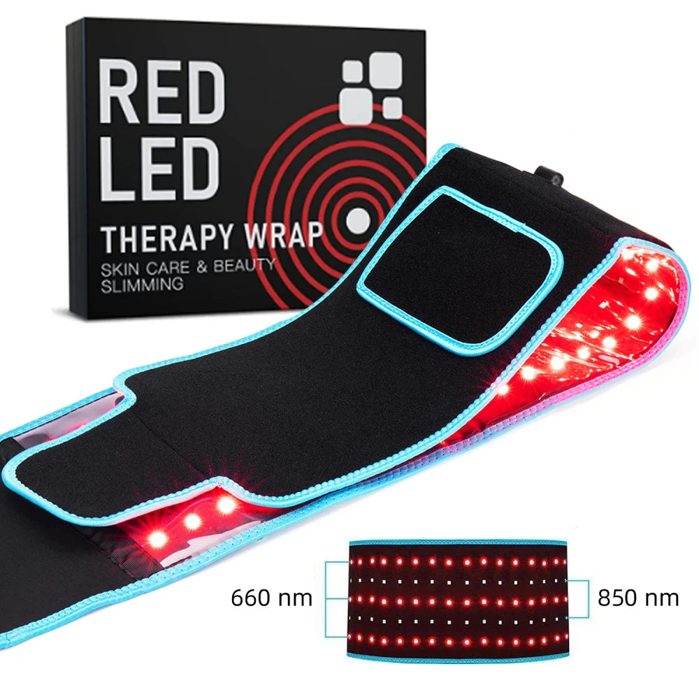 Red Light Therapy Waist Wrap for Muscle Soreness