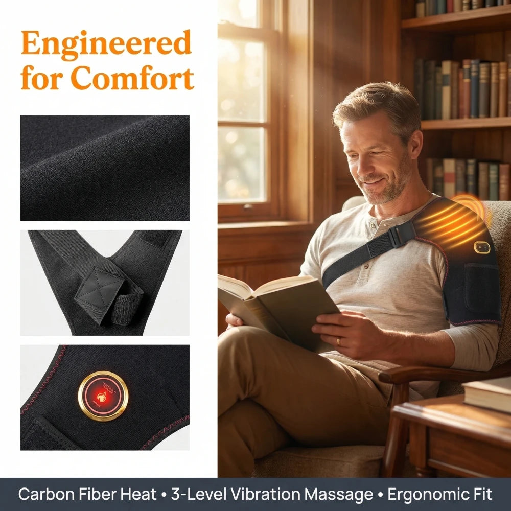 Electric Heating Shoulder Massager Wrap