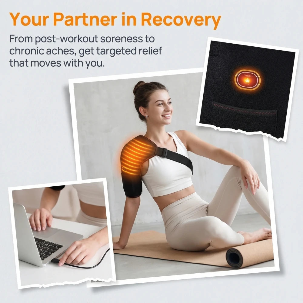Electric Heating Shoulder Massager Wrap