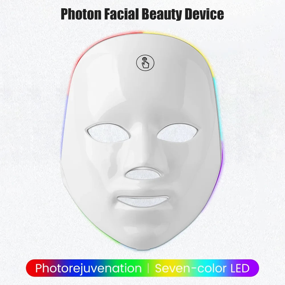 7 Color LED Light Therapy Facial Mask