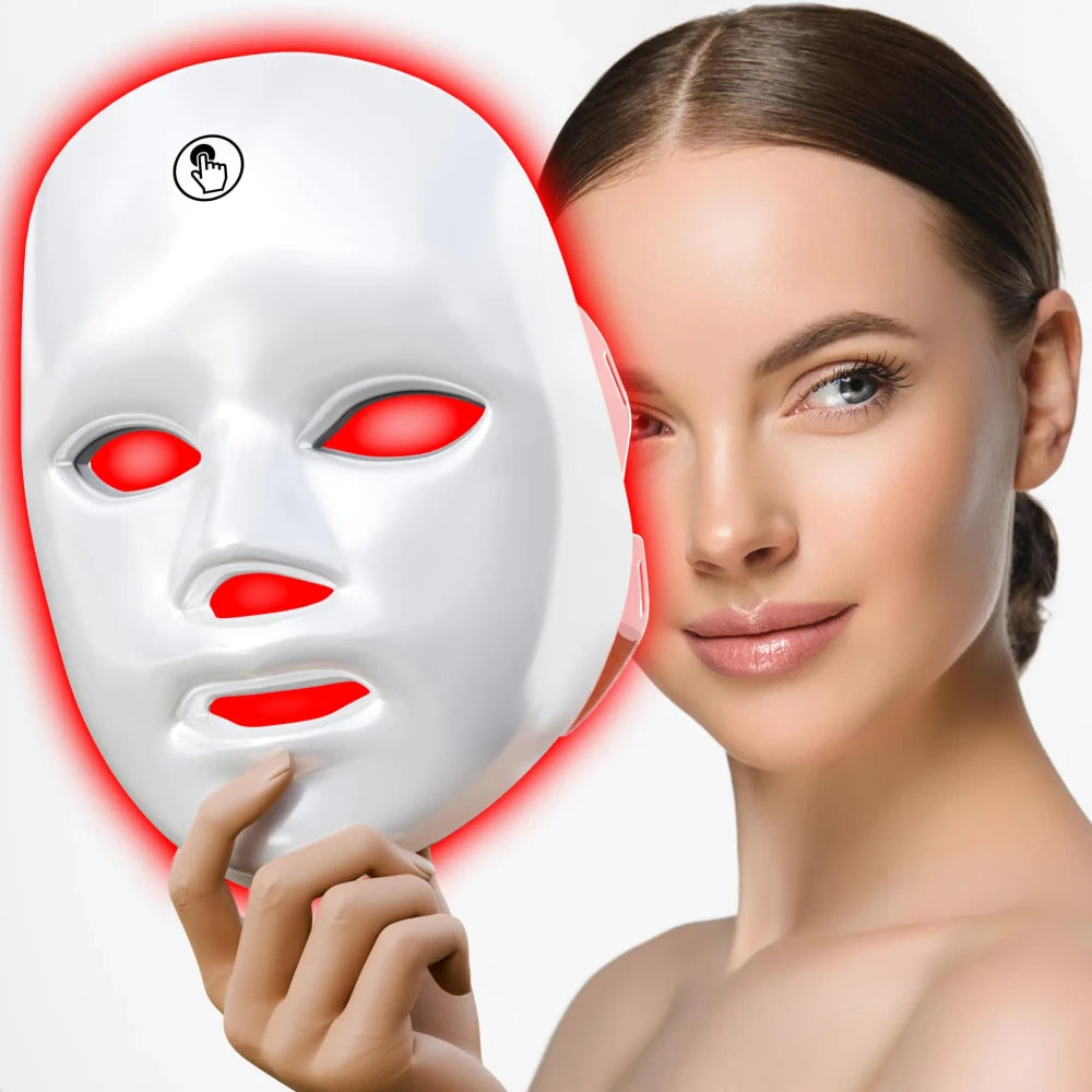 7 Color LED Light Therapy Facial Mask