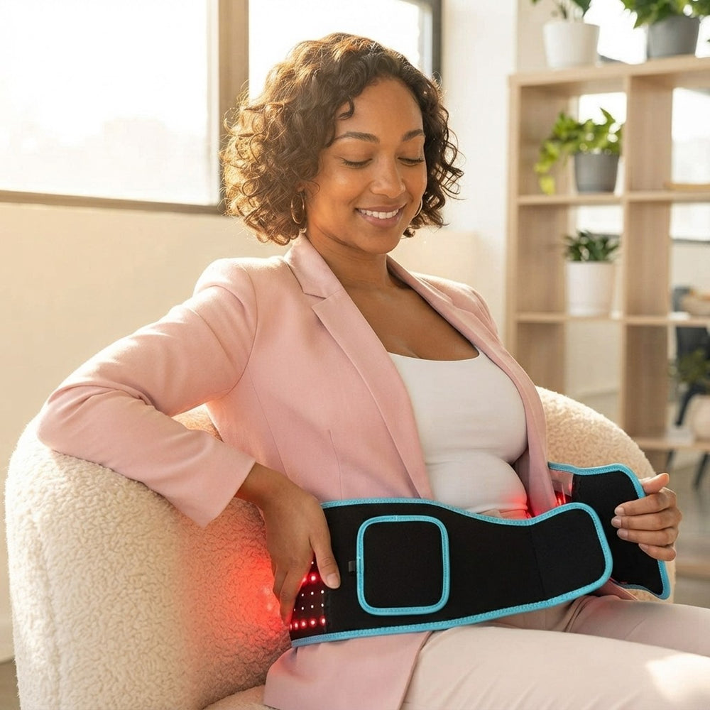 Red Light Therapy Waist Wrap for Muscle Soreness